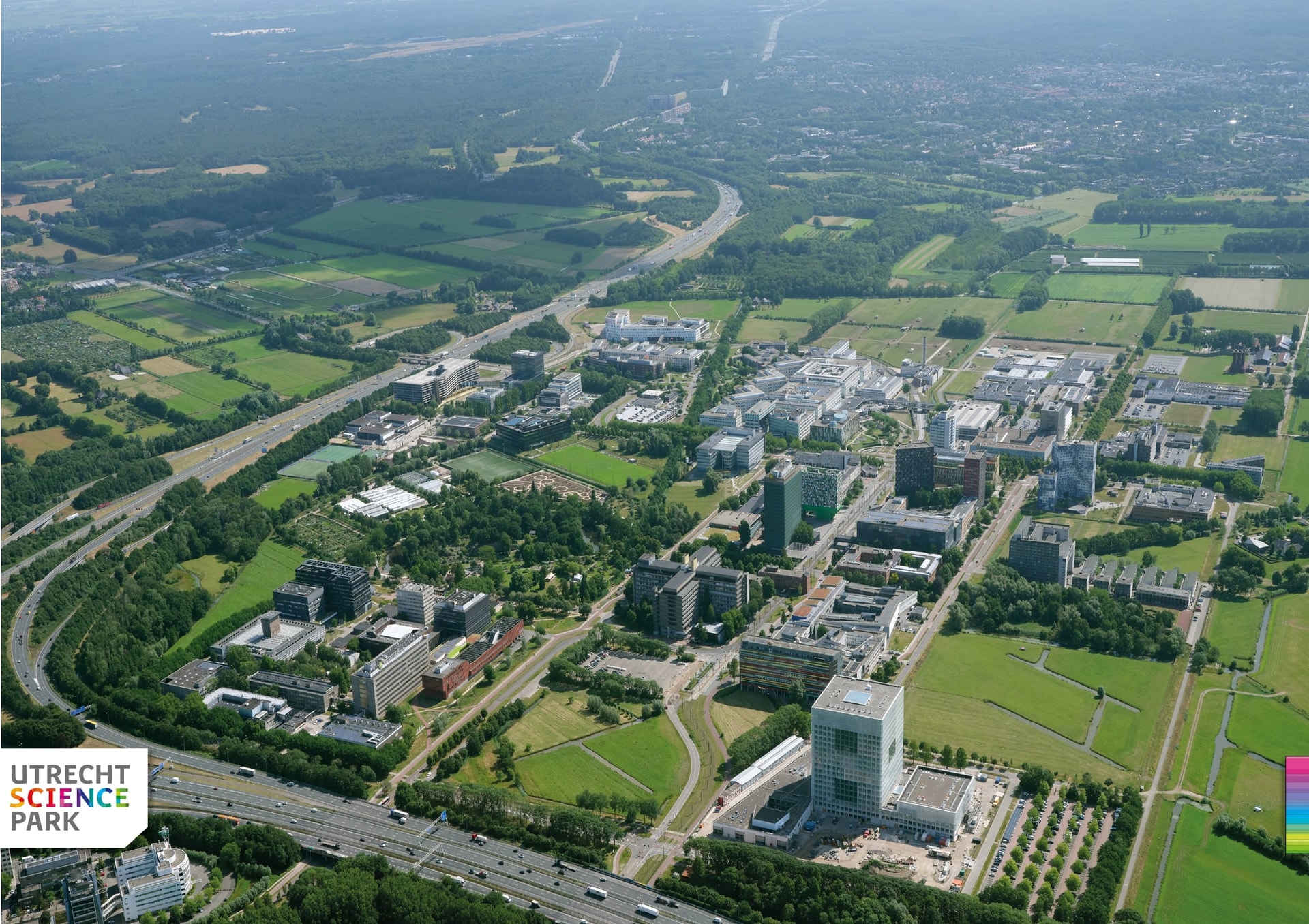 Luchtfoto utrecht science park