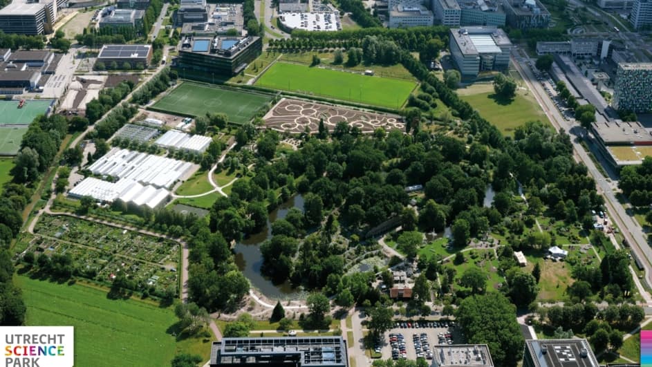 Luchtfoto utrecht science park