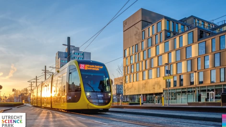Utrecht Science Park bij zonsopkomst