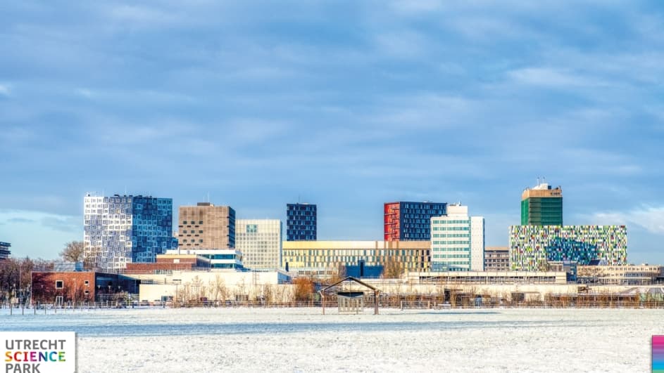 Utrecht science park Sneeuwfoto