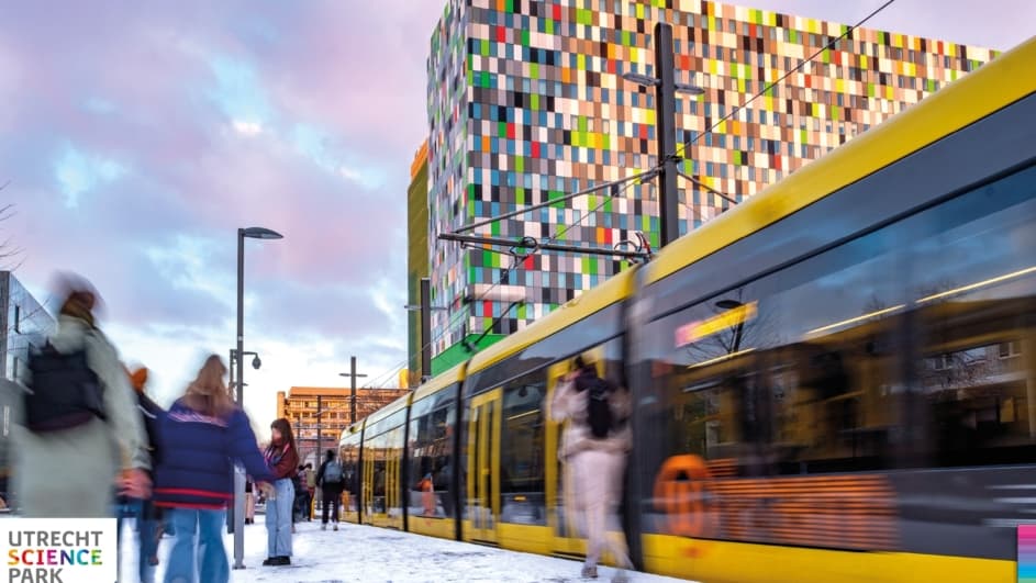 Utrecht science park sneeuw