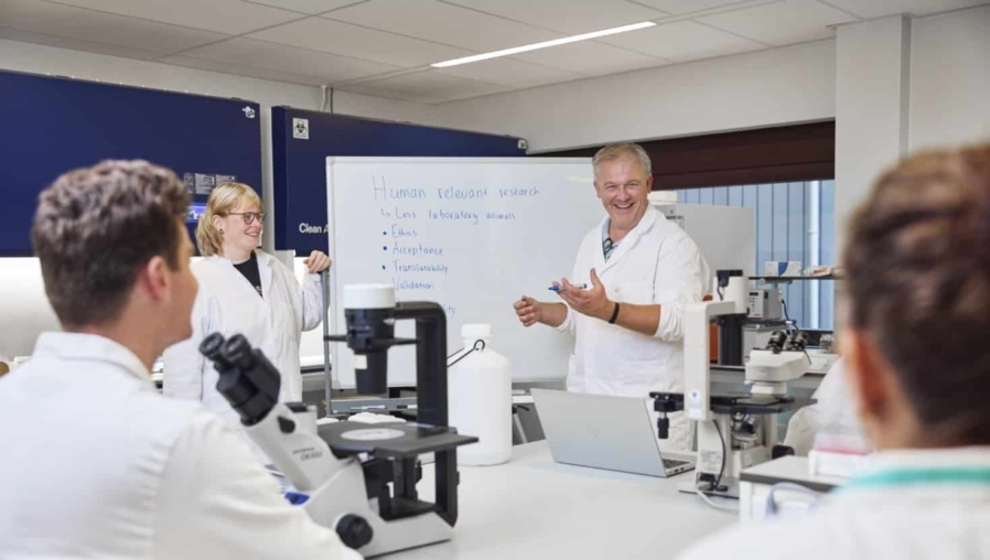 HU, klaslokaal, proefdiervrij