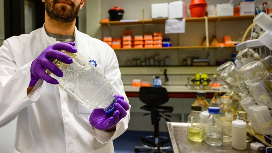 Onderzoeker in lab, umc utrecht