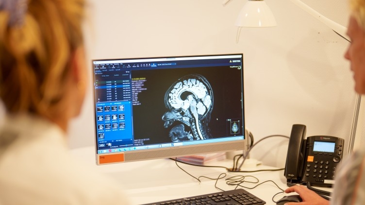 Scherm, hersens, ziekenhuis