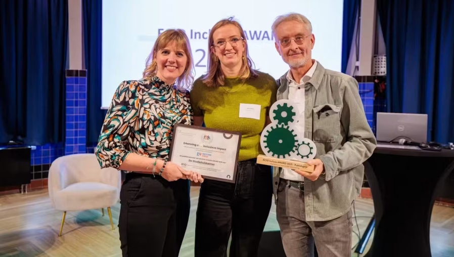 Hogeschool Utrecht wint publieksprijs ECIO Inclusie Award met StudieHUiskamer