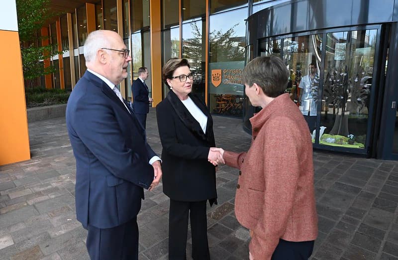 Bezoek President Estland - Prinses Maxima Centrum