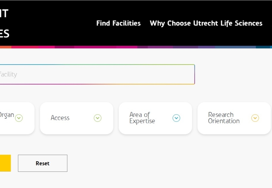 Find facilities on ULS Facilities Portal 3