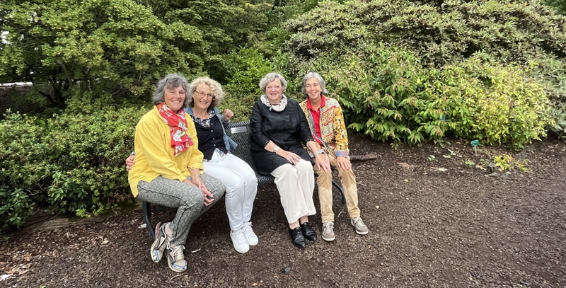 Eerste geadopteerde bankje geplaatst in Botanische Tuinen